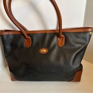 STYLE STUDIO PRE-OWNED large brown and tan bag